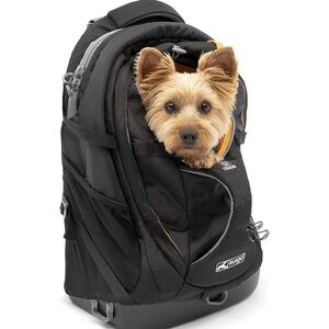 Kurgo G-Train Dog Carrier Backpack- Comfortable Travel Bag for Pets Up to 25 lbs